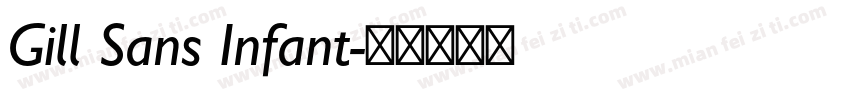 Gill Sans Infant字体转换